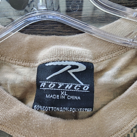 Men's Army Print T-Shirt - Picture 3 of 4